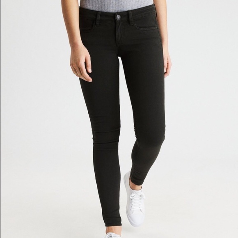 American eagle black jeggings